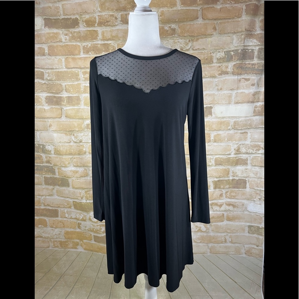 CeCe by Cynthia Steffe Black Dress w/ lace bodice